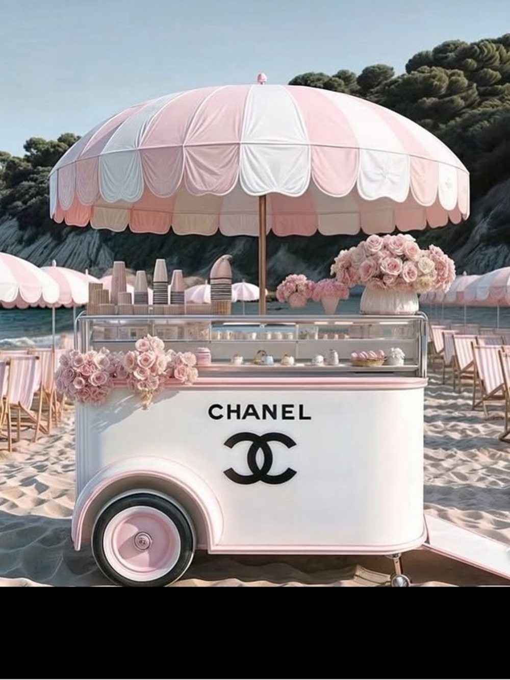 White Sand Beach Photo Print